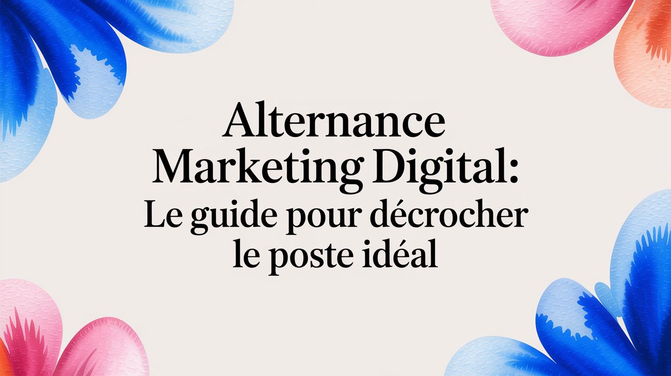 Alternance marketing digital: le guide pour décrocher le poste idéal